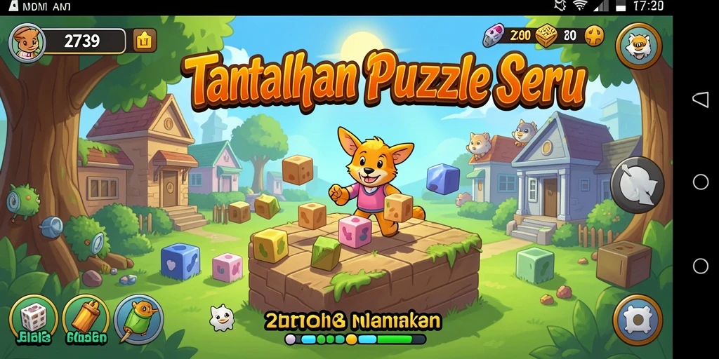 Tampilan gameplay seru dari game Puzzle 2739.