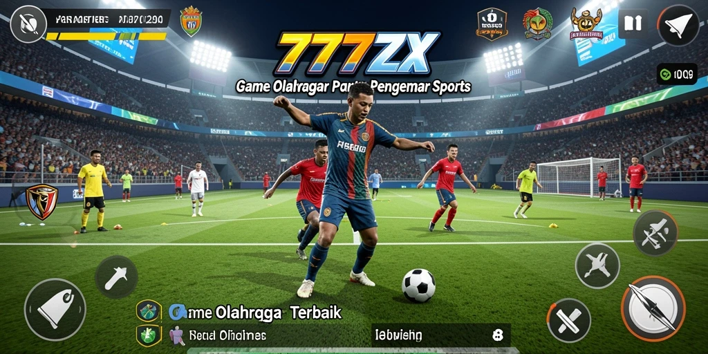 Tampilan permainan olahraga yang mendebarkan di 777ZX.