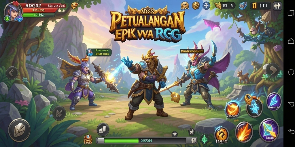 Tampilan gameplay <strong>ADG62</strong> yang mendebarkan dan grafis memukau.