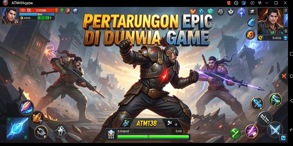 Gambaran gameplay Fighting yang mendebarkan dan penuh aksi.