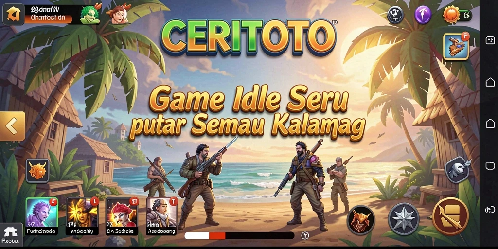 Screenshot menampilkan karakter utama dalam gameplay Idle yang menarik.