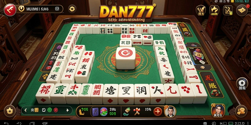 Screenshot gameplay menampilkan serunya permainan Mahjong di DAN777.