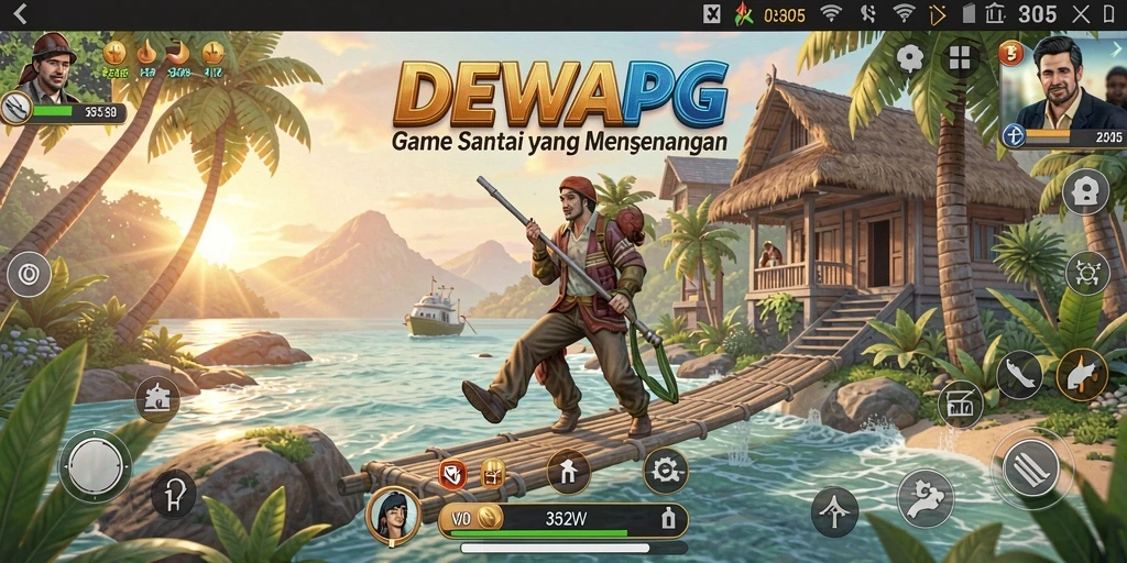 Screenshot DEWAPG menampilkan gameplay yang ceria dan menyenangkan.
