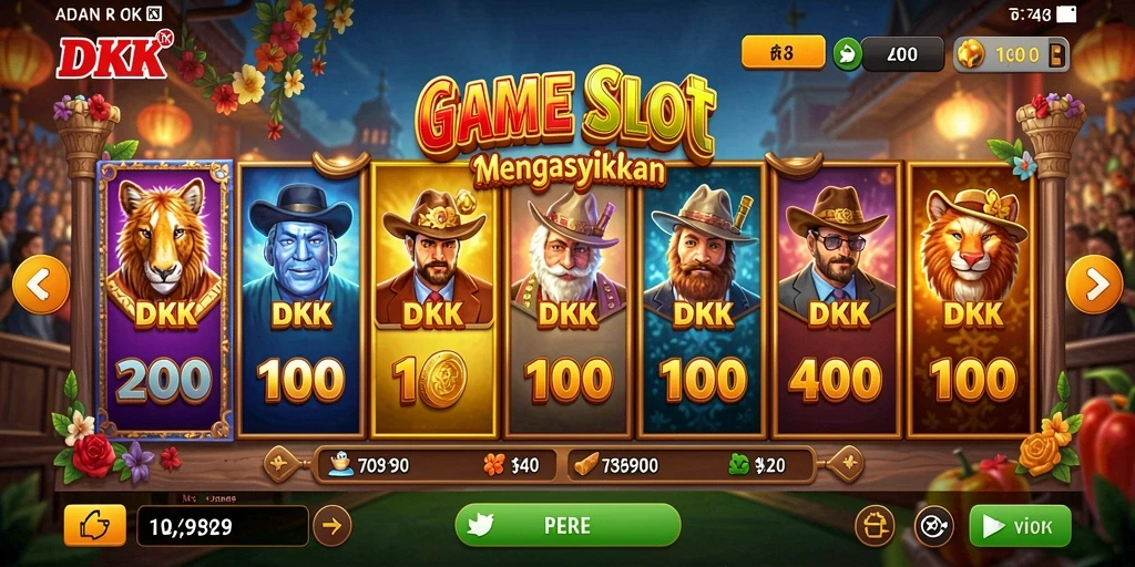 Tampilan gameplay DKK yang menarik dan penuh warna.