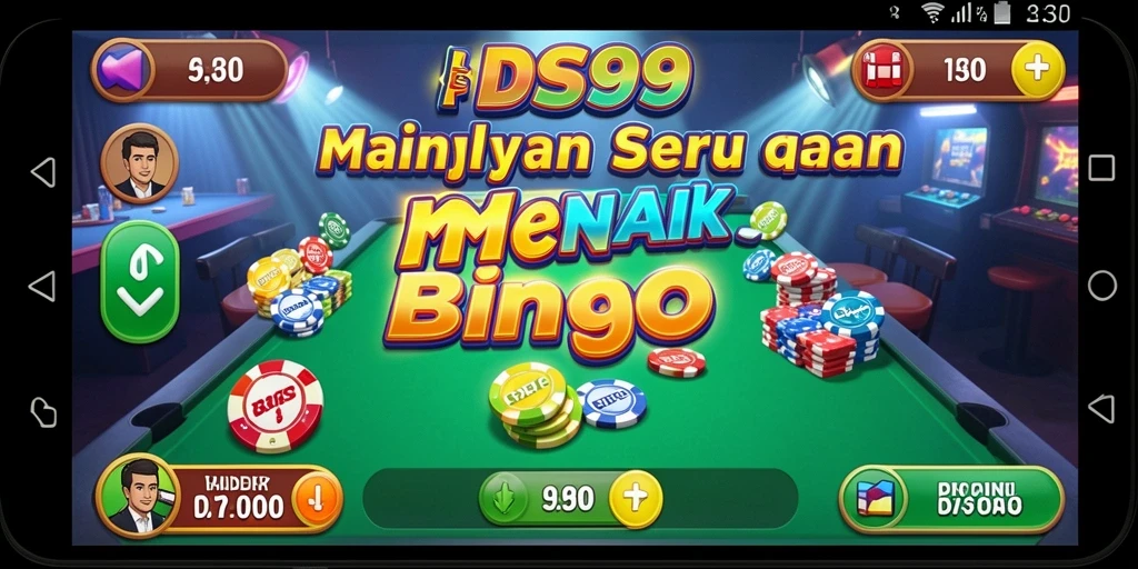 Screenshot gameplay DS99 yang menunjukkan keseruan bermain Bingo.