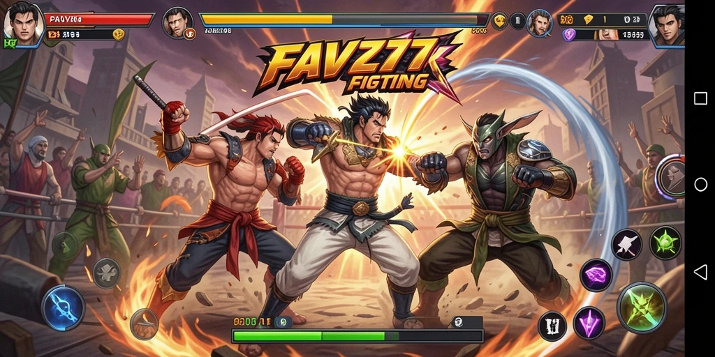 Tampilan menakjubkan dari aksi pertarungan dalam FAV77.