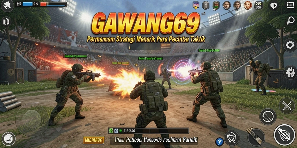 Screenshot utama GAWANG69 menampilkan aksi strategis yang mendebarkan.