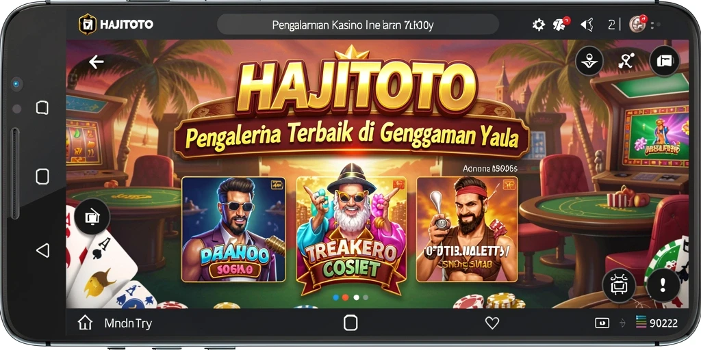 Screenshot gameplay HAJITOTO dengan fitur kasino menarik.