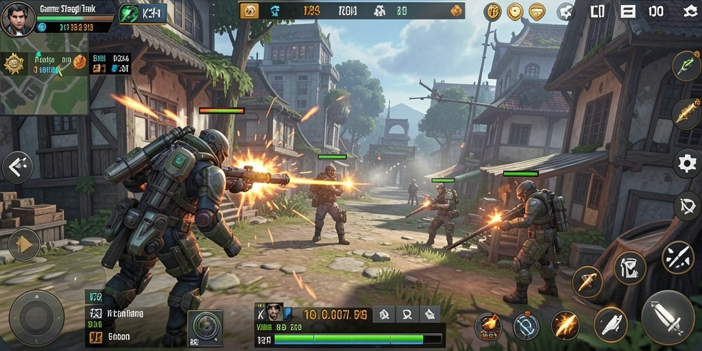 Screenshot K234 menunjukkan taktik seru dalam pertempuran strategis.