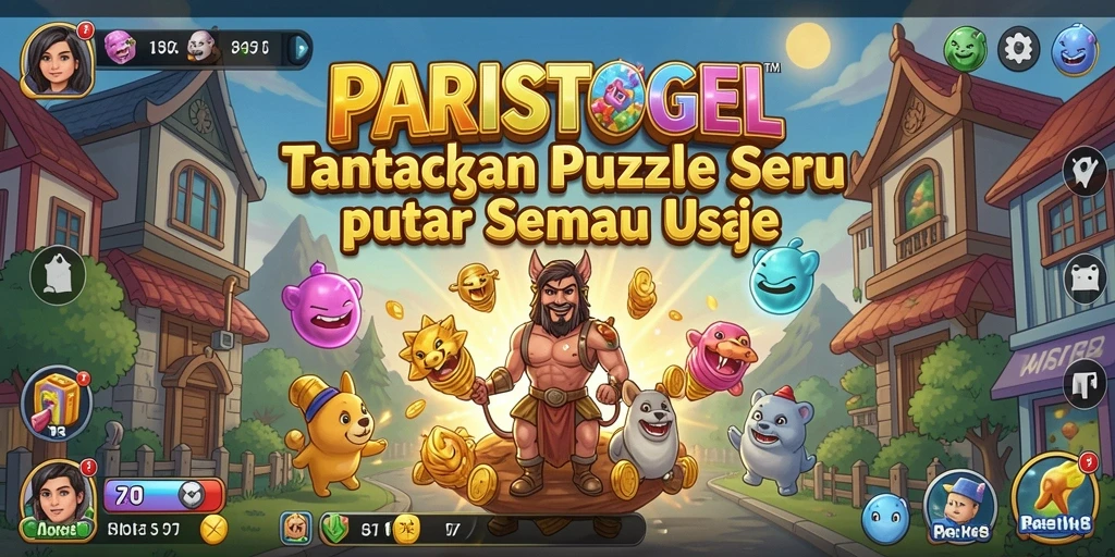 Tangkapan layar menunjukkan gameplay menantang dari PARISTOGEL.