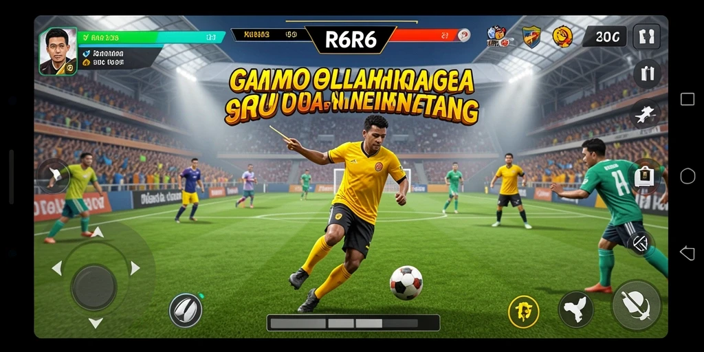 Gameplay R6R6 menampilkan aksi olahraga yang mendebarkan dan realistis.