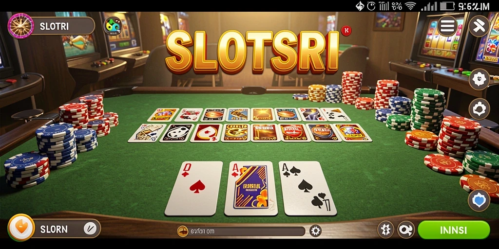 Gameplay seru SLOTSRI dengan teman-teman bermain Gaple.