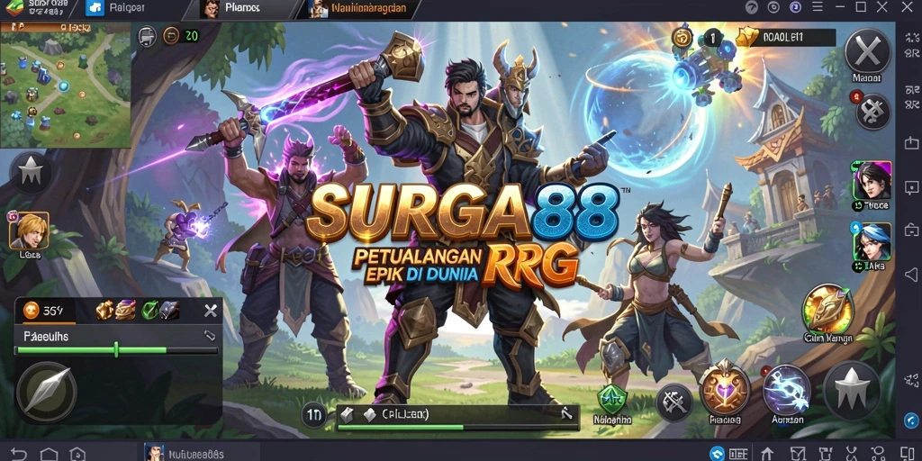 Tampilan gameplay RPG yang menarik dan penuh aksi.