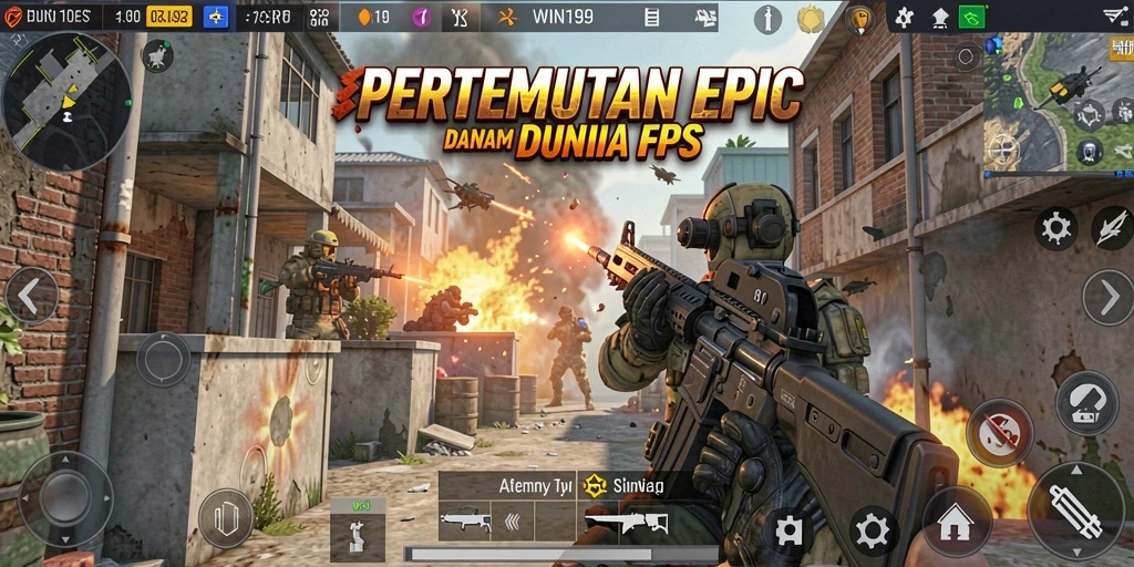 Screenshot WIN199 menampilkan aksi tembak-menembak yang mendebarkan.