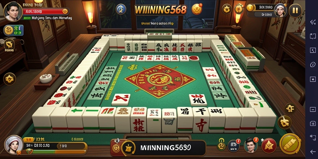 Tampilan menarik dari gameplay Mahjong di WINNING568.